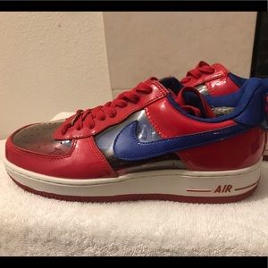 Nike Air Force 1 Low Invisible Red/Blue